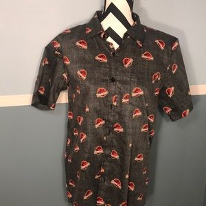 Men’s Button Down Jurassic Park Shirt